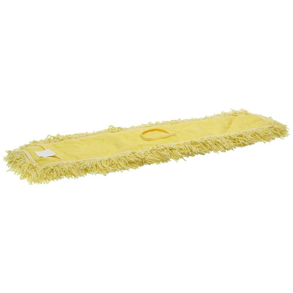 Rubbermaid Commercial FGJ15300YL00  Trapper Blend Dust Mop - 5in Width x 24in Length - Yarn, Cotton, Plastic - 1Each