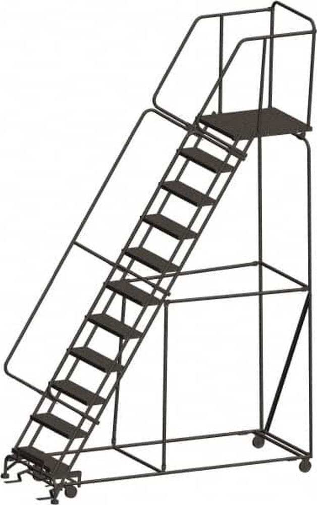 Ballymore 113228XSU 11-Step Steel Step Ladder: 143" High