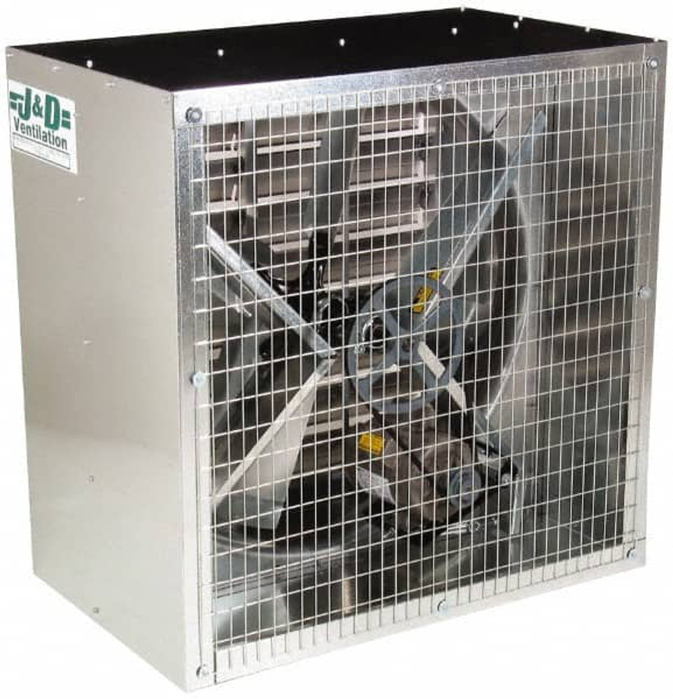 J&D Manufacturing VF48GG2 Box Fans; Style: Fixed ; Blade Size: 48 (Inch); Number of Speeds: 2 ; Phase: Single