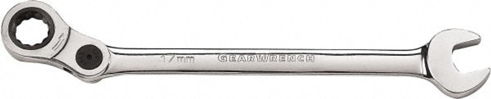 GEARWRENCH 85509 Combination Wrench: 9.00 mm Head Size, 15 deg Offset