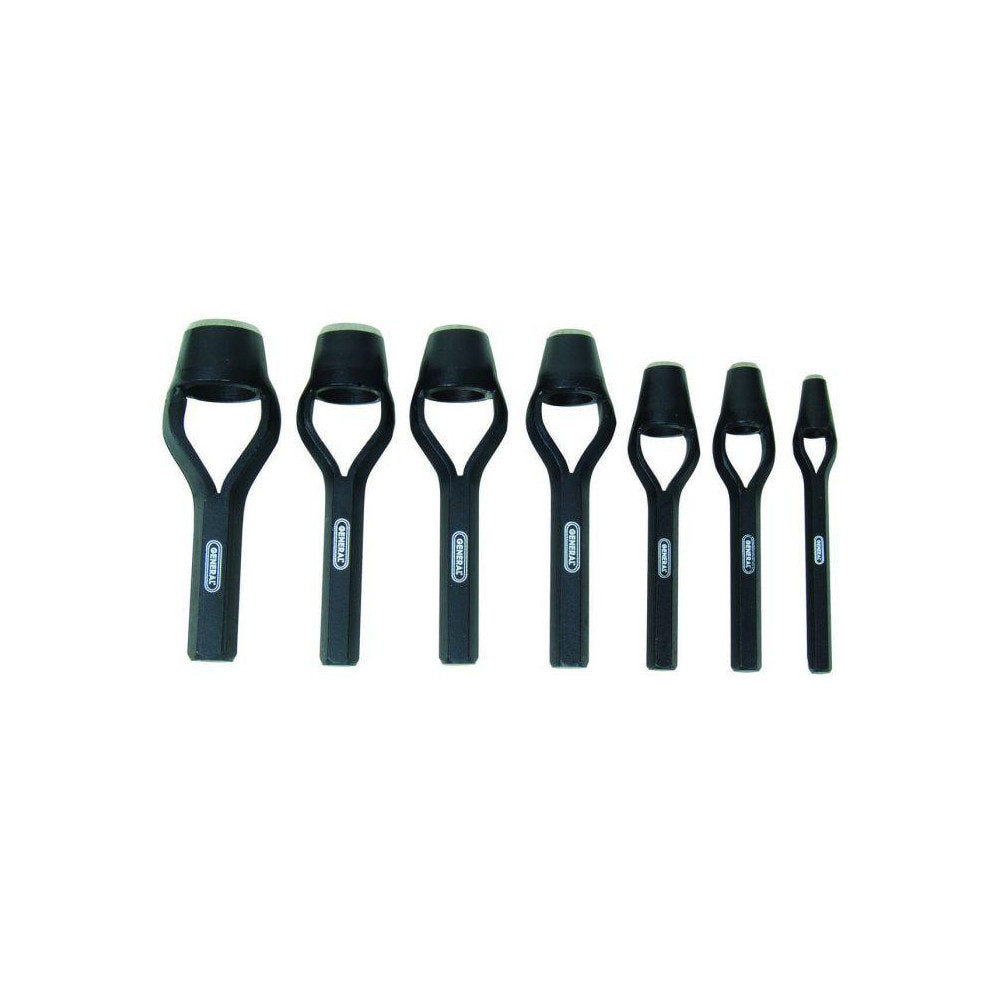 General 1271ST Arch Punch Set: 7 Pc, 0.25 to 1"