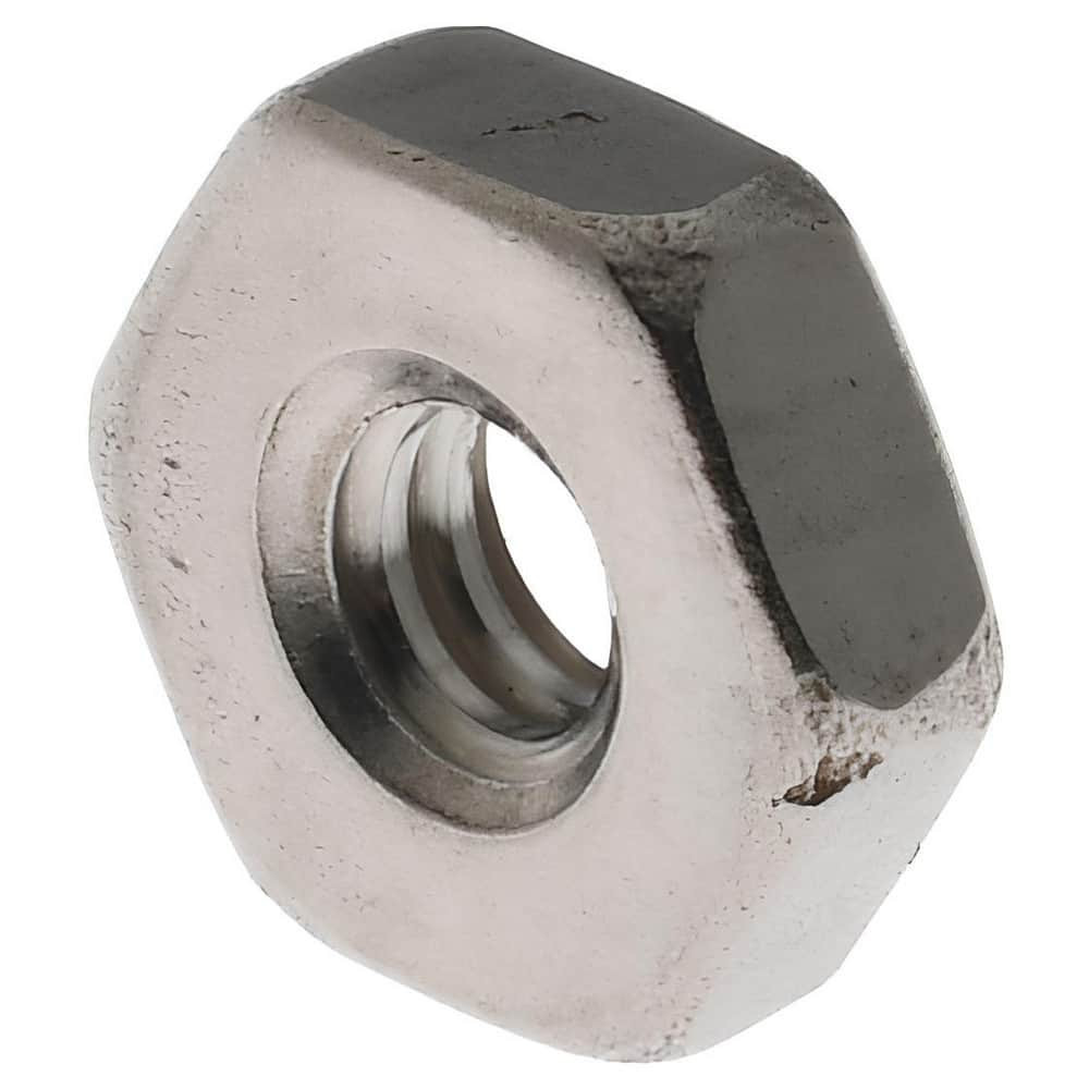Value Collection R83920022 Hex Nut: #6-32, Grade 18-8 Stainless Steel, Uncoated