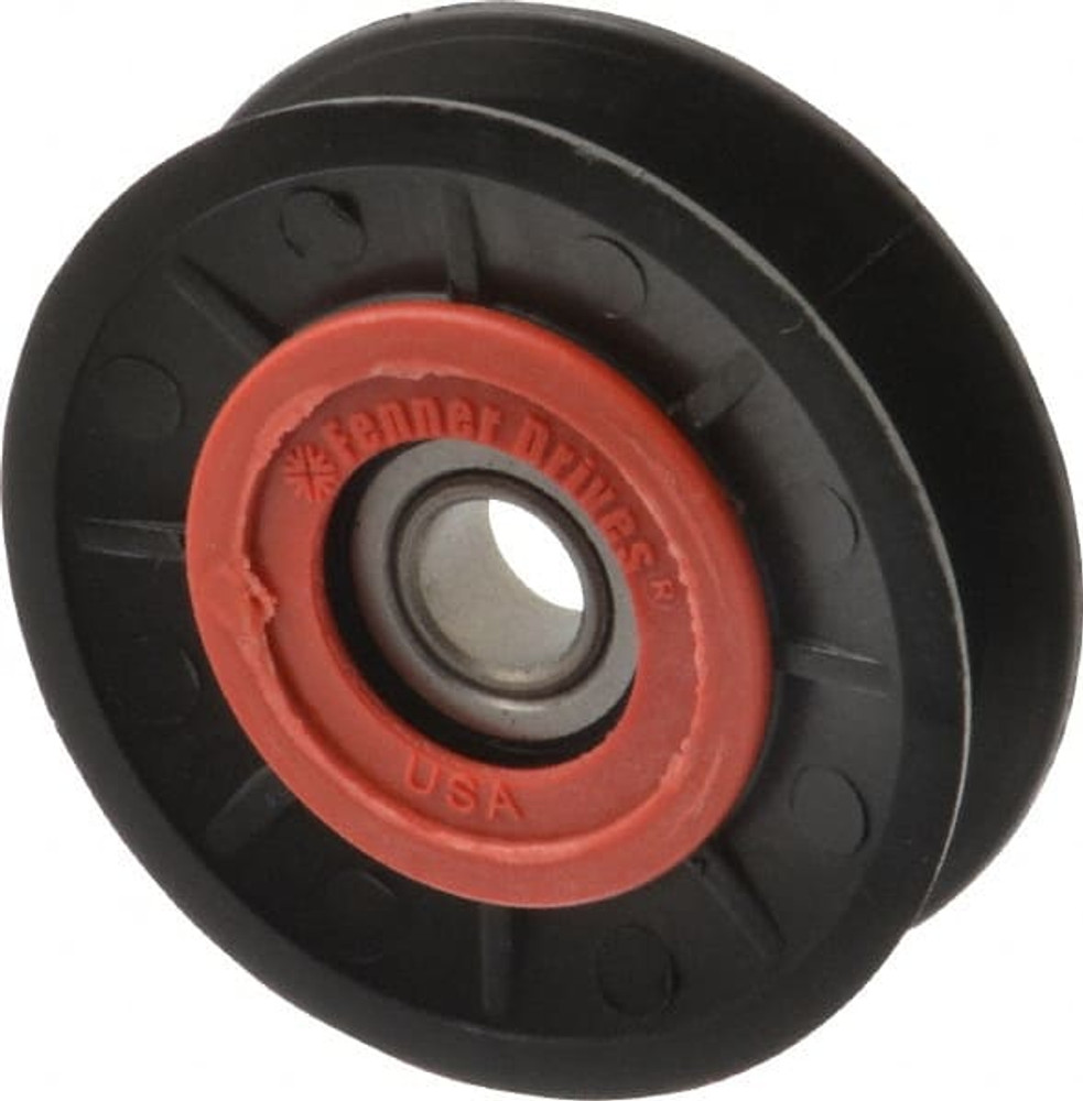 Fenner Drives VA3002RB0002 1/2 Inside x 3.1" Outside Diam, 0.63" Wide Pulley Slot, Glass Reinforced Nylon Idler Pulley