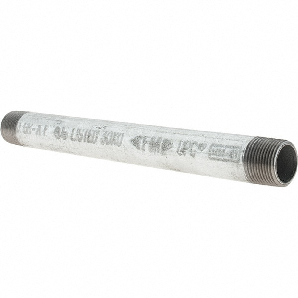 Value Collection NG05100 Schedule 40, 3/4 x 10" Galvanized Pipe Nipple