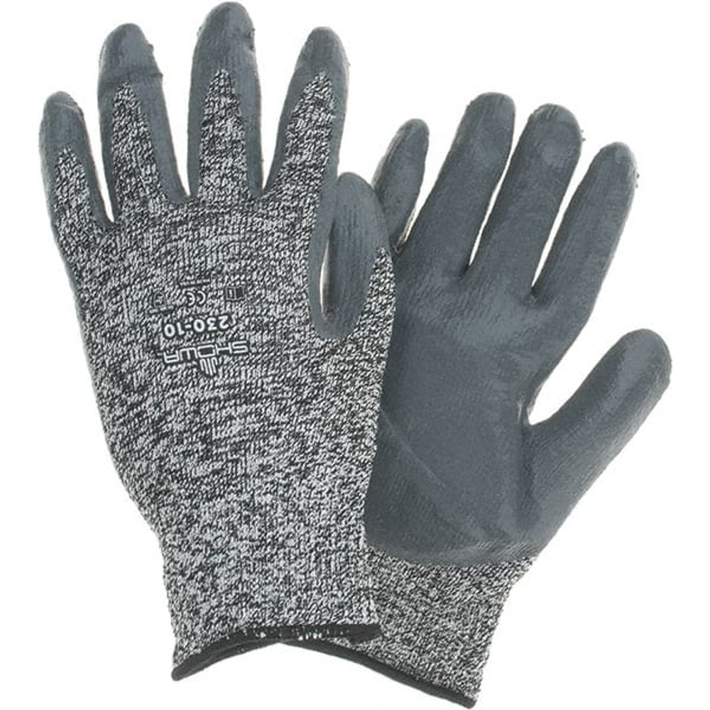 SHOWA 230-10 Cut-Resistant Gloves: Size XL, ANSI Cut A4, HPPE, Polyester & Spandex