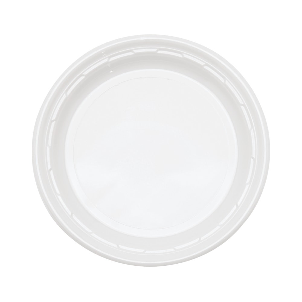 DART CONTAINER CORPORATION Dart 9PWF  Famous Service Impact Plastic Dinnerware - White - Glossy - Polystyrene, Foam, Plastic Body - 500 / Carton