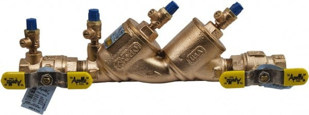 Conbraco 4ALF105A2F 1 Thread, 175 psi WOG Rating, Bronze Double Check Backflow Preventer Valve