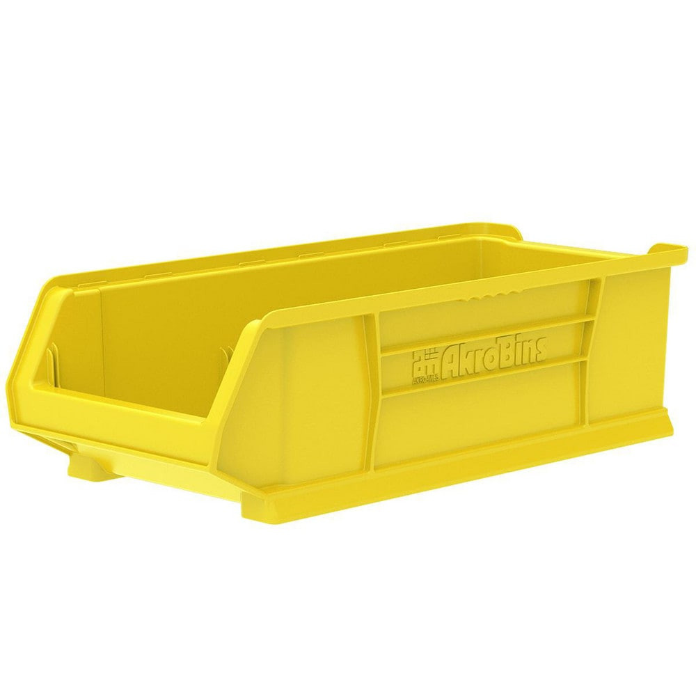 Akro-Mils 30286YELLO Plastic Hopper Stacking Bin: Yellow