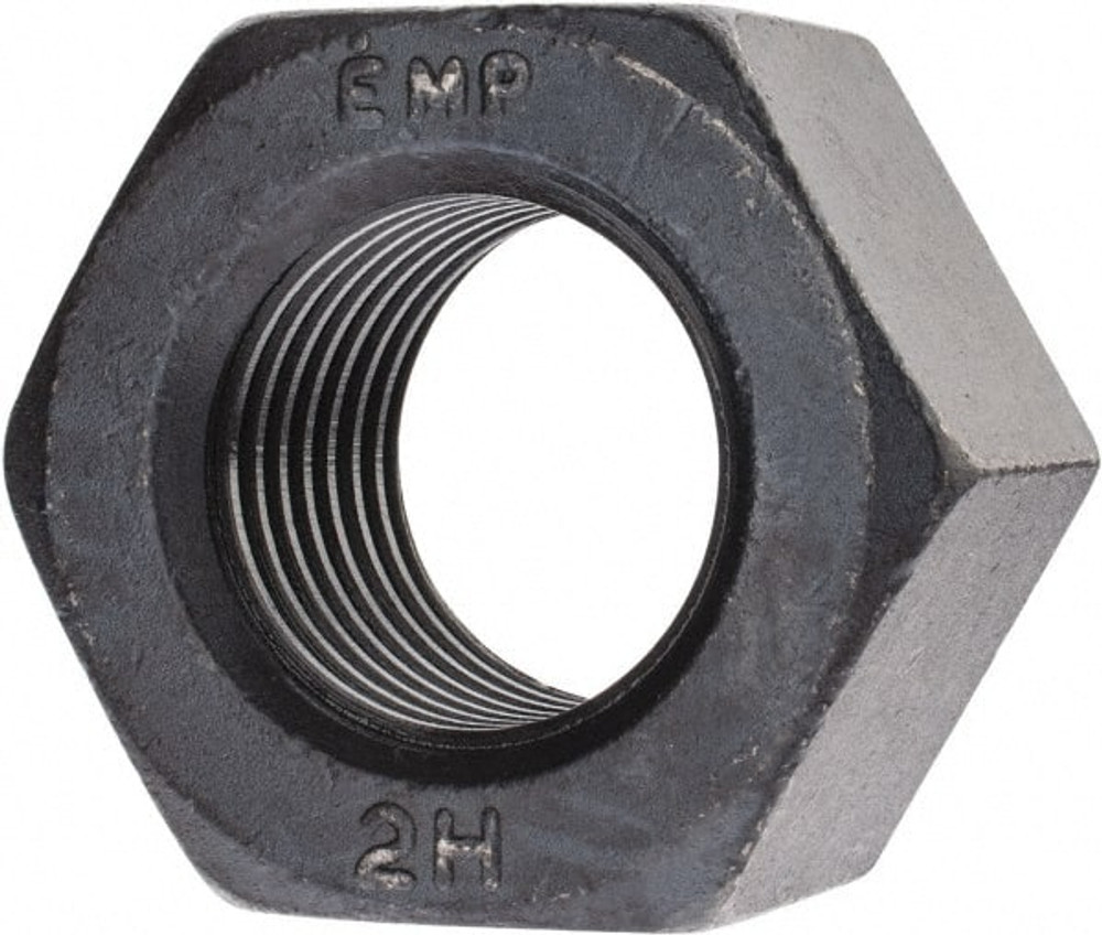 Value Collection 314690BR Hex Nut: 2 - 4-1/2, A194 Grade 2H Steel, Uncoated