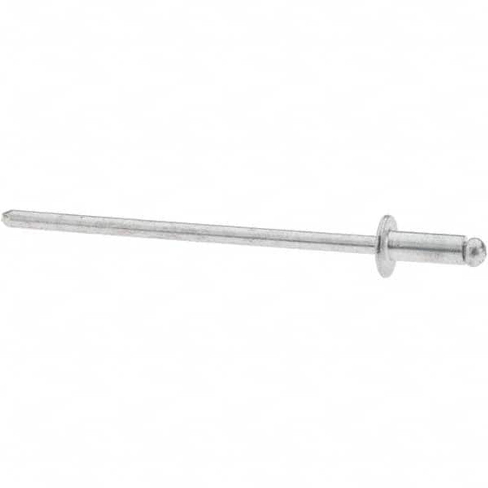 Value Collection C650100 Open End Blind Rivet: Size 32, Dome Head, Aluminum Body, Aluminum Mandrel