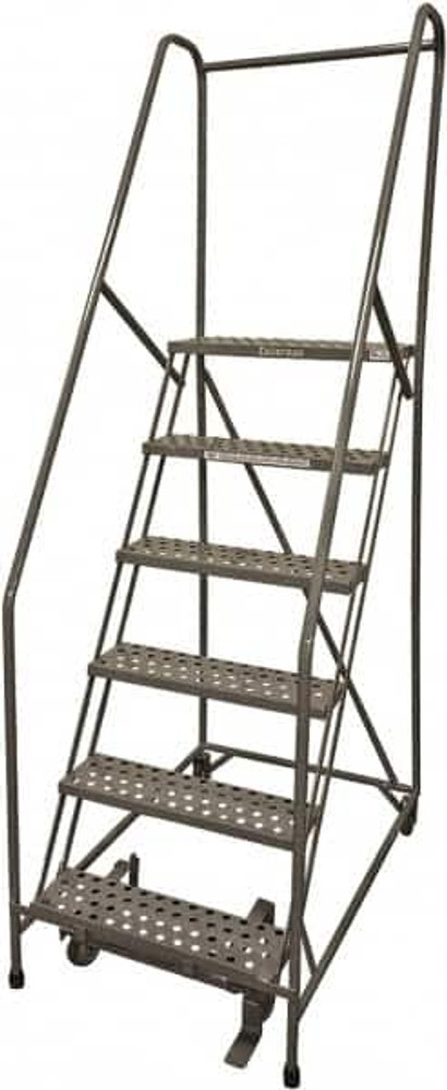 Cotterman D0470064-32 Steel Rolling Ladder: 6 Step