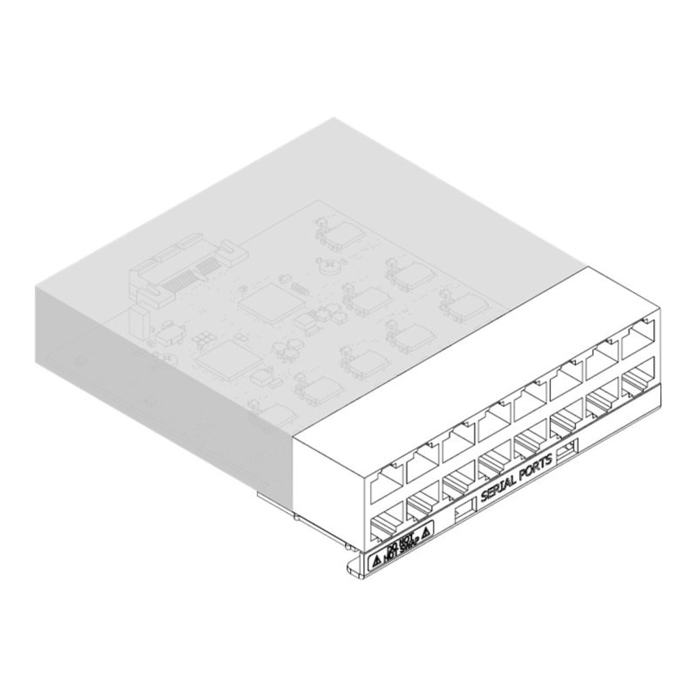 TRANSITION NETWORKS Lantronix FRRJ451601  SLC 8000 16 Device Port RJ45 I/O Module - Expansion module - RS-232 x 16