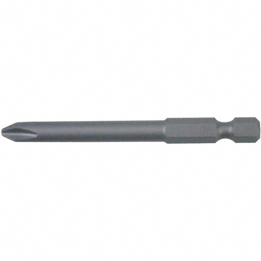 Wiha 74167 Power Screwdriver Bit: #00 Phillips, #0 Speciality Point Size, 1/4" Hex Drive