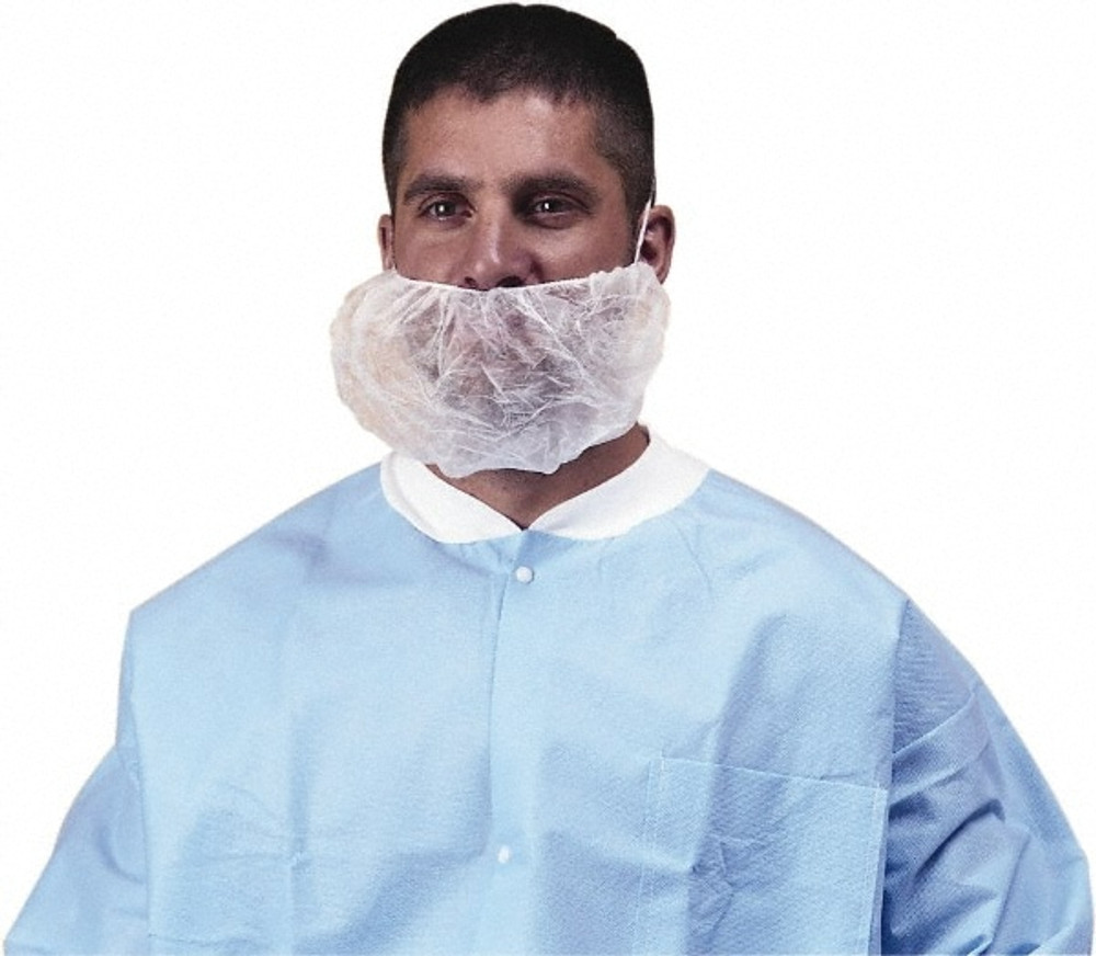 Import 112NWI-WHITE-XL Beard Cover: White, Size X-Large