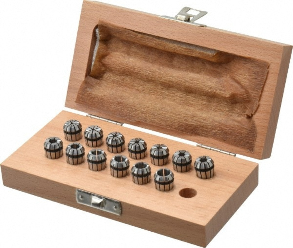 Parlec ER11-S013 Collet Set: 13 Pc, Series ER11