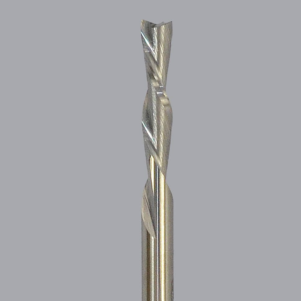 Onsrud 57-244 Spiral Router Bit: 0.125" Dia, 0.5" LOC, 1/8" Shank Dia, Downcut