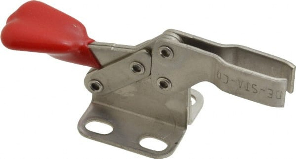 De-Sta-Co 206-HSS Manual Hold-Down Toggle Clamp: Horizontal, 100 lb Capacity, U-Bar, Flanged Base