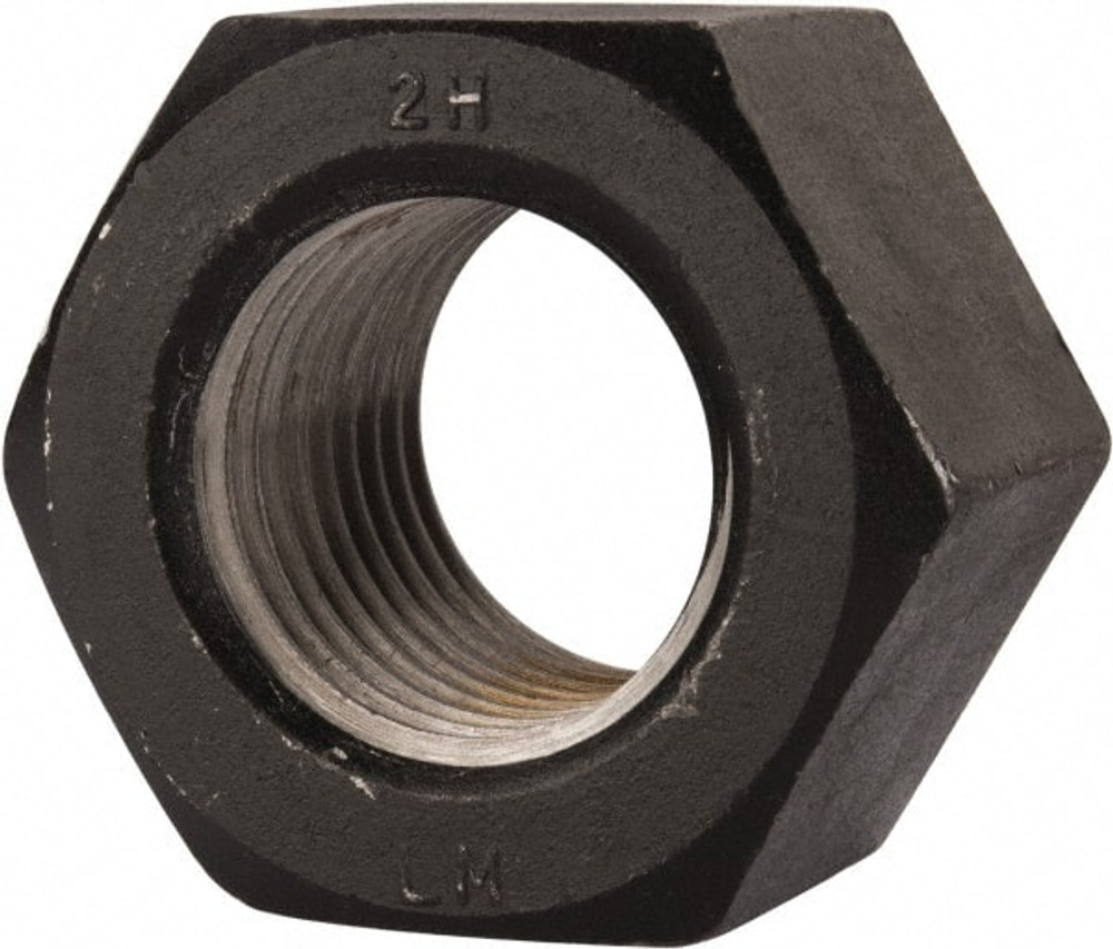 Value Collection 314790BR Hex Nut: 2-1/2 - 4, A194 Grade 2H Steel, Uncoated