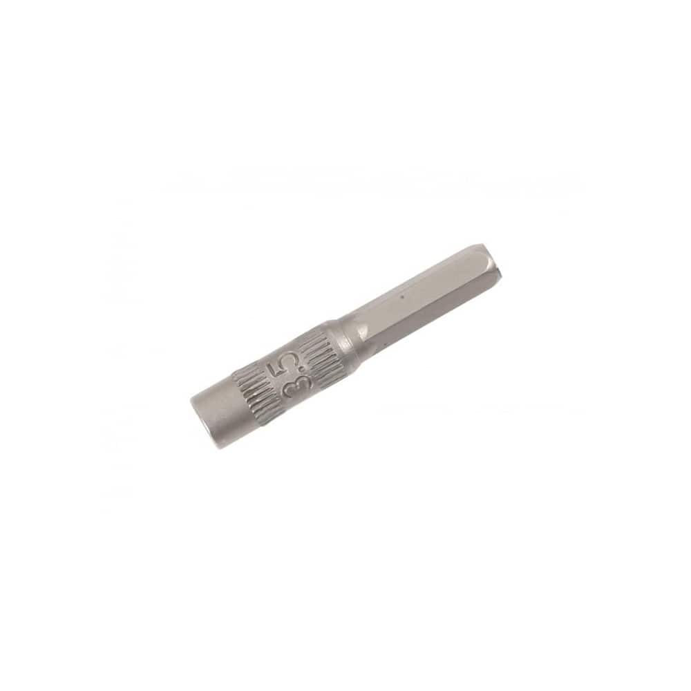 Wiha 75810 Screwdriver Insert Bit: 4 mm Drive, 28 mm OAL