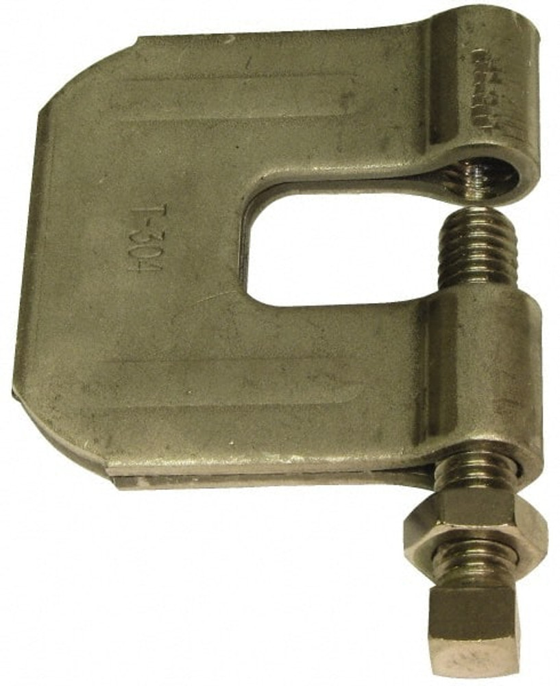 Empire 21LSS0075 C-Clamp with Locknut: 3/4" Flange Thickness, 3/4" Rod