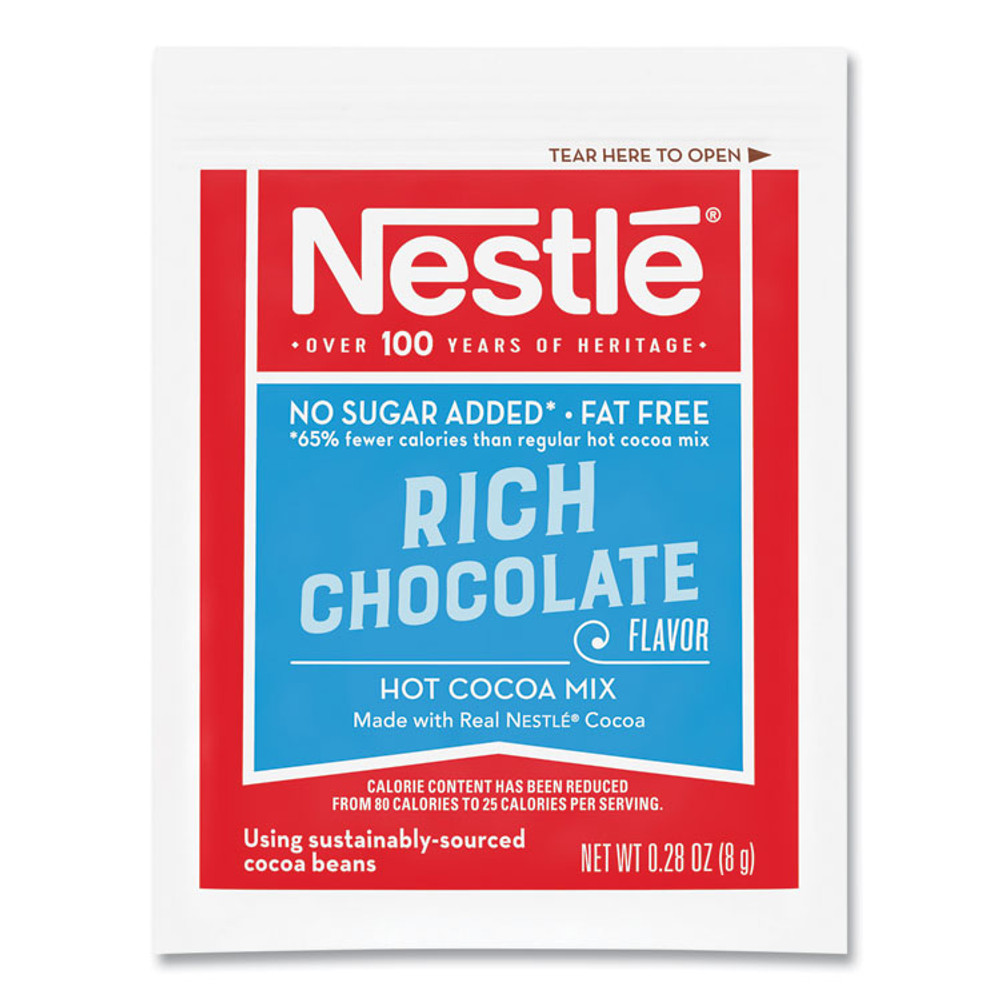 NESTLE Nestlé® 61411CT Hot Cocoa Mix, Rich Chocolate, 0.28 oz Packet, 30 Packets/Box, 6 Boxes/Carton