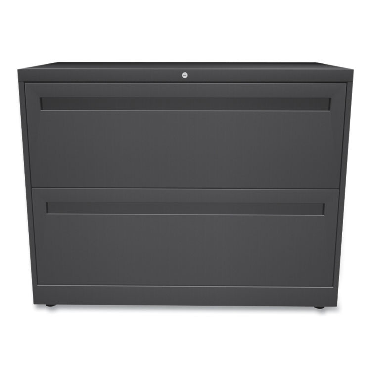 HON COMPANY 782LS Brigade 700 Series Lateral File, 2 Legal/Letter-Size File Drawers, Charcoal, 36" x 18" x 28"