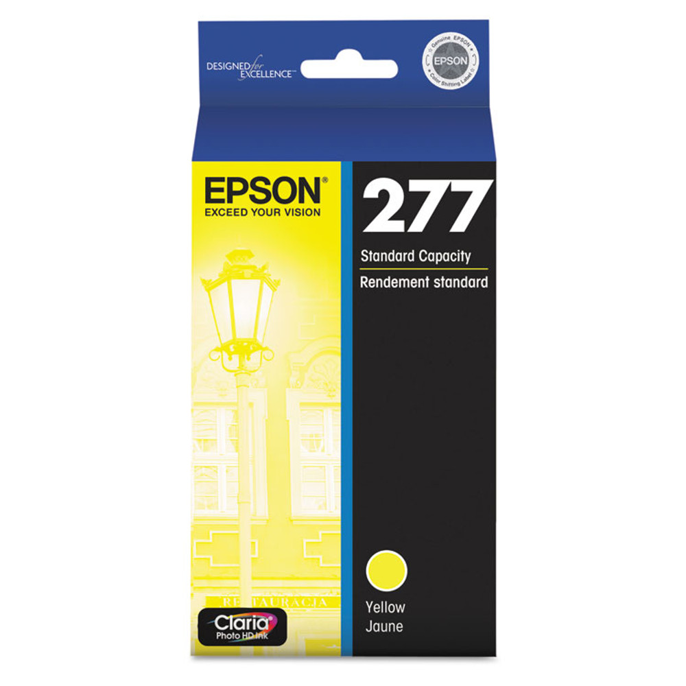 EPSON AMERICA, INC. T277420S T277420-S (277) Claria Ink, 360 Page-Yield, Yellow