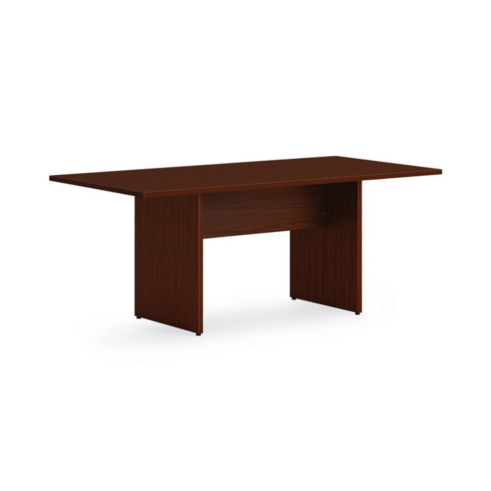 HON COMPANY TBL3672RTLT1 Mod Rectangular Conference Table Top, 72w x 36d, Traditional Mahogany