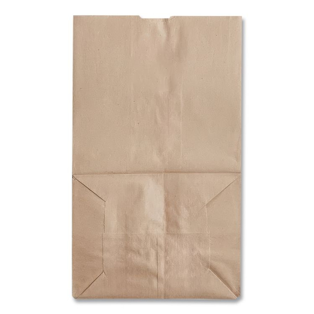 ROSS & WALLACE PAPER PRODUCTS, INC. GK20S-500 Grocery Paper Bags, 20# Squat Size, 40# Basis Weight, 8.13" x 5.88" x 12.5", Kraft, 500/Bundle