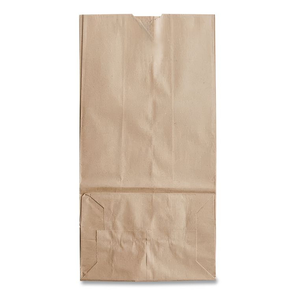ROSS & WALLACE PAPER PRODUCTS, INC. GK20-500 Grocery Paper Bags, 20# Size, 40# Basis Weight, 8.25" x 5.25" x 16.13", Kraft, 500/Bundle