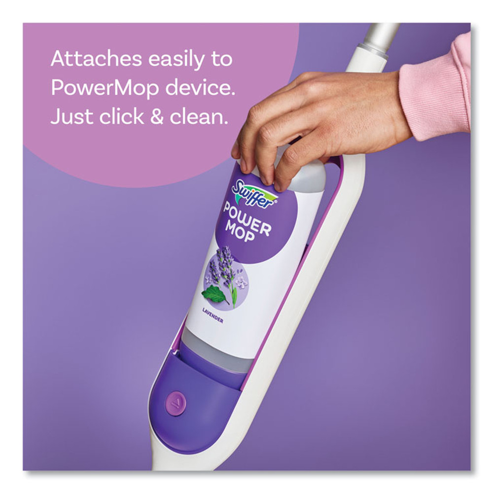 PROCTER & GAMBLE Swiffer® 08421 PowerMop Refill Cleaning Solution, Lavender Scent, 25.3 oz Refill Bottle, 6/Carton