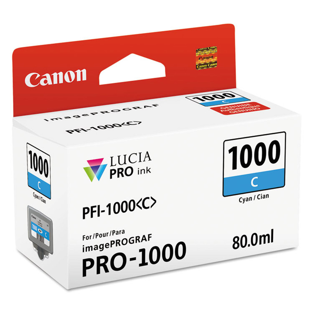 INNOVERA Canon® 0547C002 0547C002 (PFI-1000) Lucia Pro Ink, Cyan