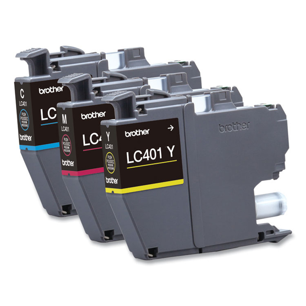 BROTHER INTL. CORP. LC4013PKS LC4013PKS Ink, 200 Page-Yield, Cyan/Magenta/Yellow, 3/Pack