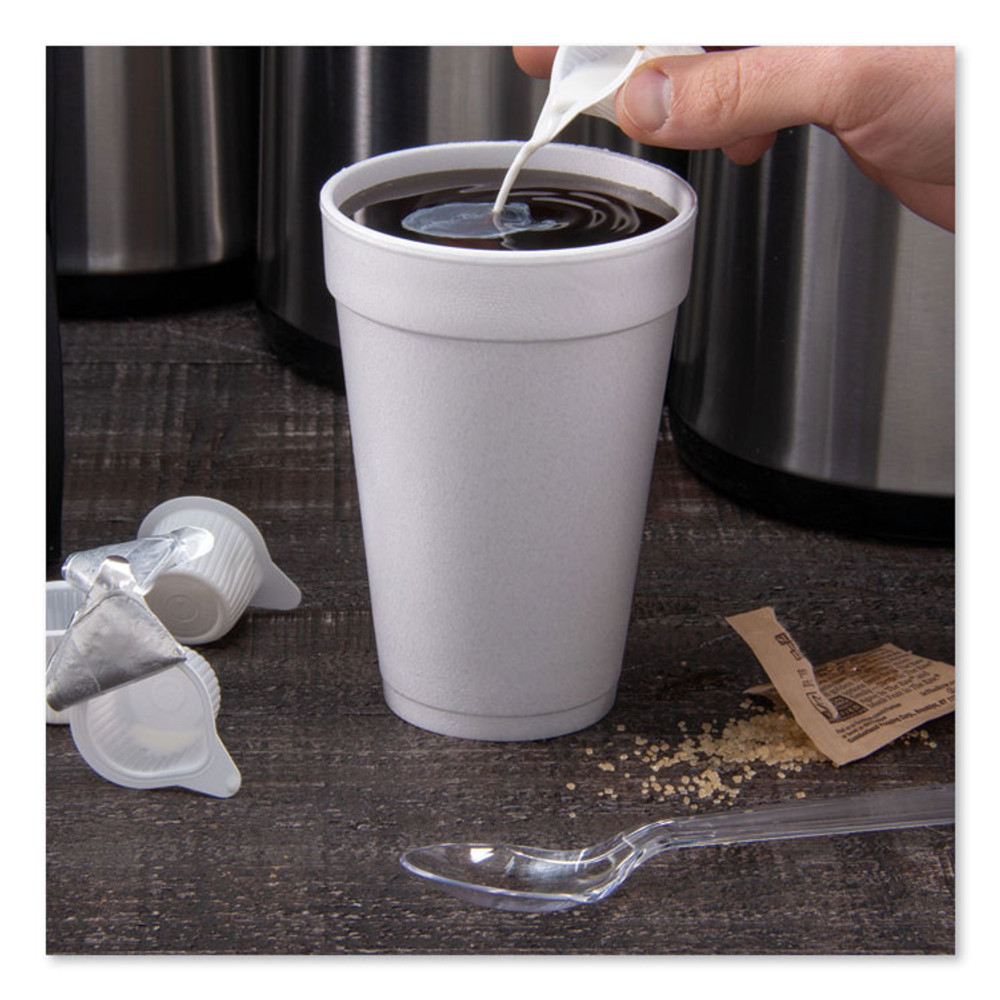 DART 16J16 Foam Drink Cups, 16 oz, White, 25/Bag, 40 Bags/Carton