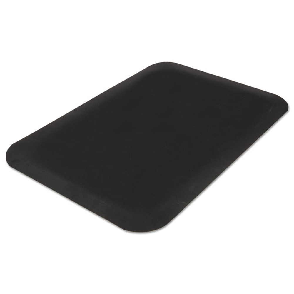 MILLENNIUM MAT COMPANY Guardian 44020335 Pro Top Anti-Fatigue Mat, PVC Foam/Solid PVC, 24 x 36, Black