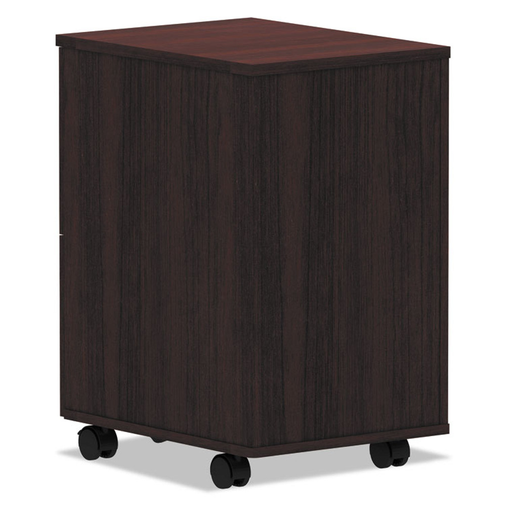 ALERA VA582816MY Alera Valencia Series Mobile Pedestal, Left or Right, 2 Legal/Letter-Size File Drawers, Mahogany, 15.38" x 20" x 26.63"