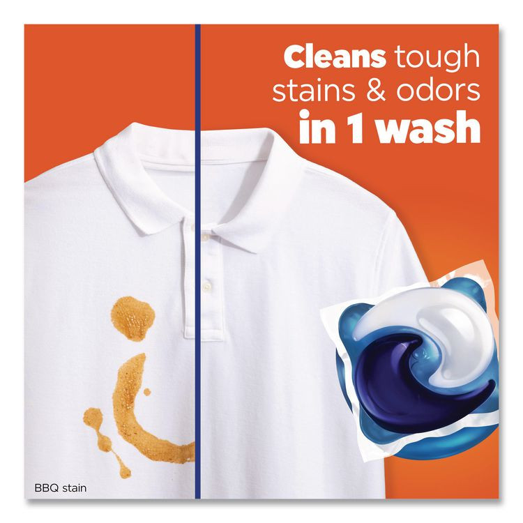 PROCTER & GAMBLE Tide® 03243 Pods, HE Compatible, Tide Original, 85 oz, 112 Pods/Tub, 4 Tubs/Carton