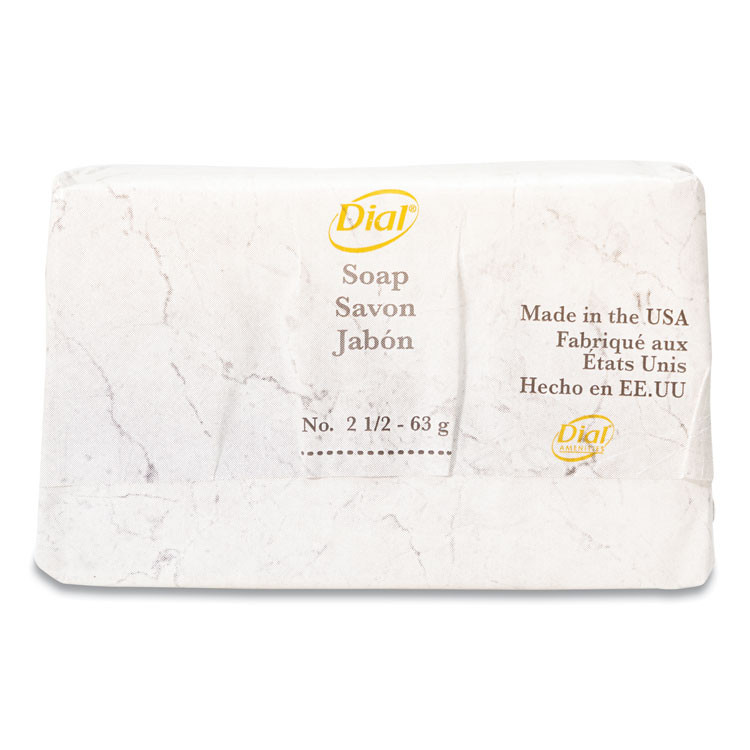 TRANSMACRO AMENITIES Dial® 00197 Amenities Deodorant Soap, Pleasant Scent, # 2 1/2, 200/Carton