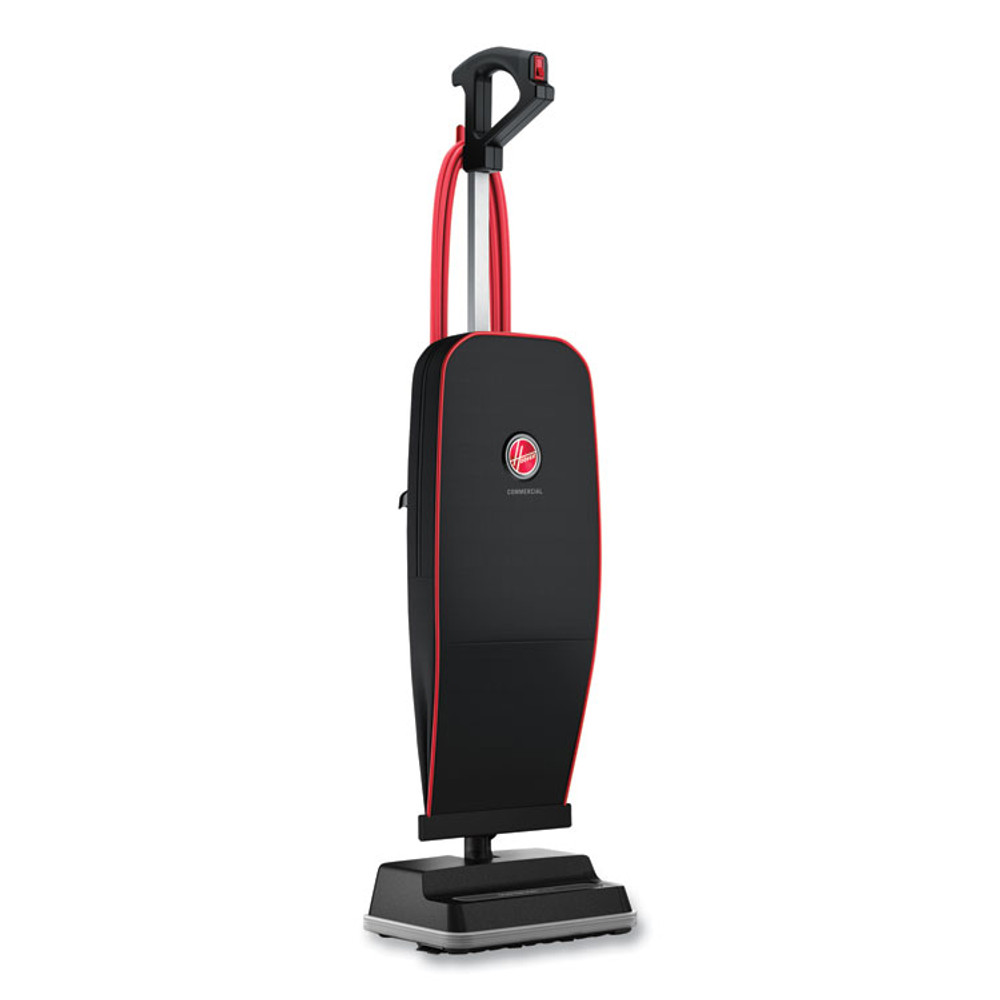 HOOVER COMPANY Commercial CH50200 Task Vac Soft Bag Lightweight Upright, 12" Cleaning Path, Black