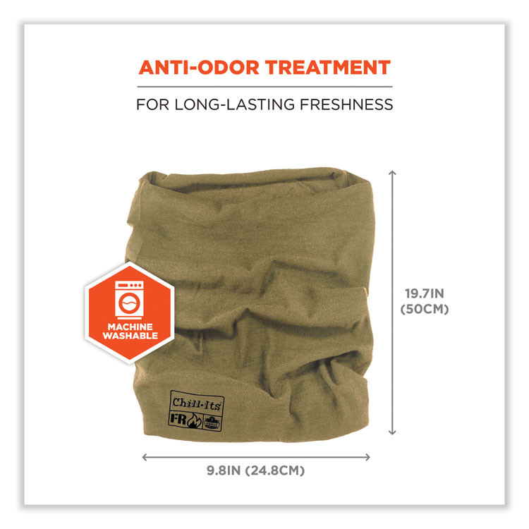 TENACIOUS HOLDINGS, INC. ergodyne® 42230 Chill-Its 6486 FR Multi-Band, Nomex, One Size Fits Most, Khaki