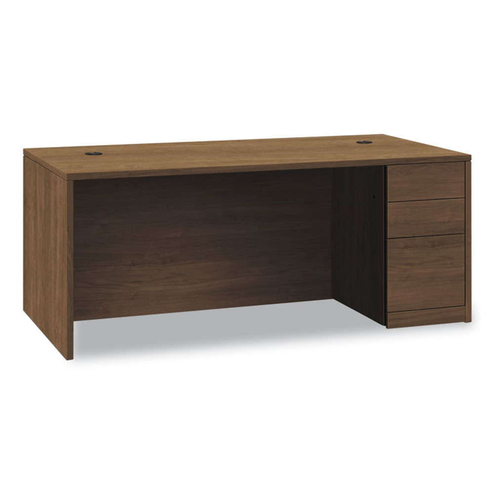 HON COMPANY 105895RPINC 10500 Series Single Full-Height Pedestal Desk, Right: Box/Box/File, 72" x 36" x 29.5", Pinnacle