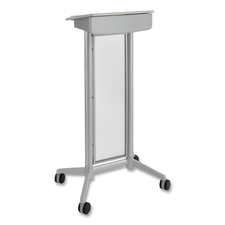 SAFCO PRODUCTS 8912GR Impromptu Lectern, 26.5 x 18.75 x 46.5, Gray
