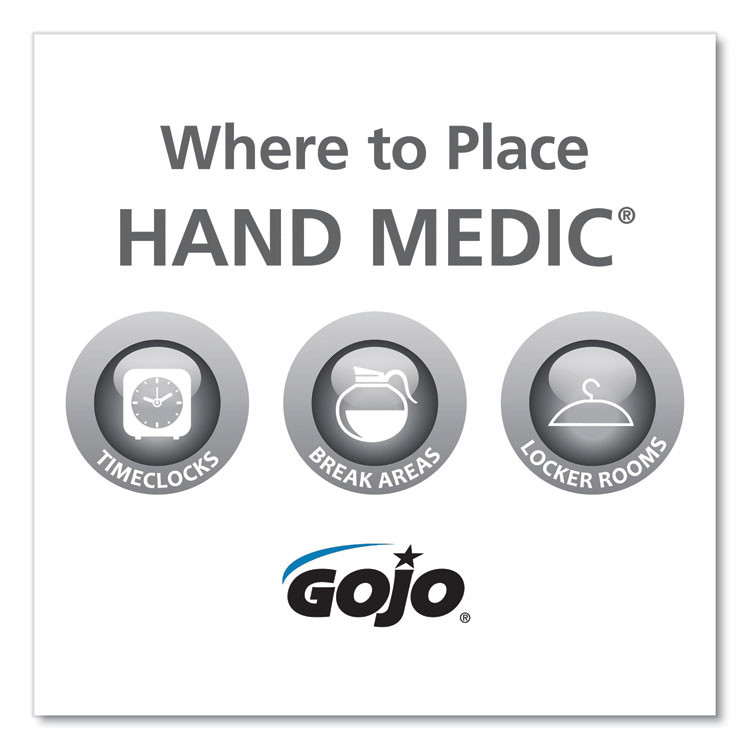 GO-JO INDUSTRIES GOJO® 8745-04 HAND MEDIC Professional Skin Conditioner for Industrial Environments, Refill for GOJO ADX-7 Dispenser, 685 mL, 4/Carton