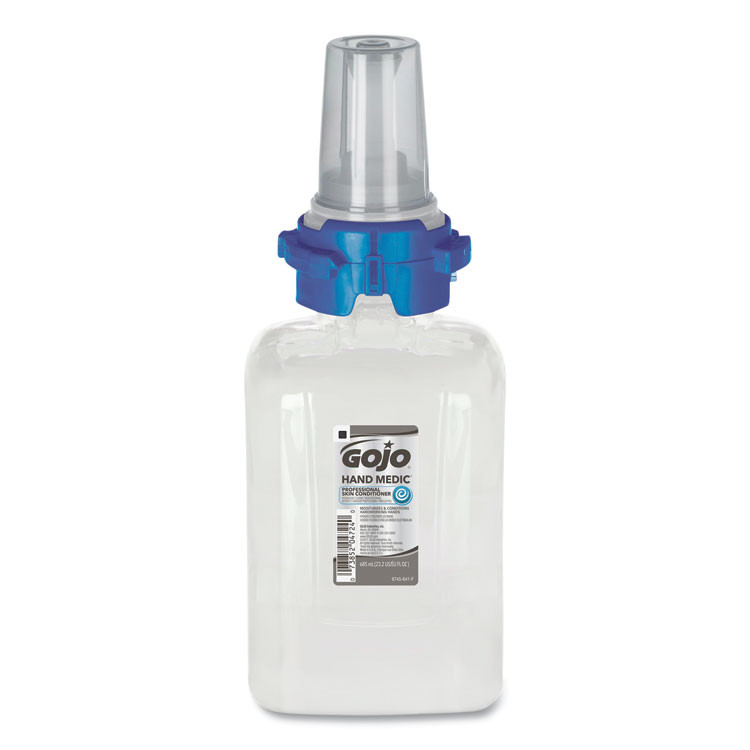 GO-JO INDUSTRIES GOJO® 8745-04 HAND MEDIC Professional Skin Conditioner for Industrial Environments, Refill for GOJO ADX-7 Dispenser, 685 mL, 4/Carton