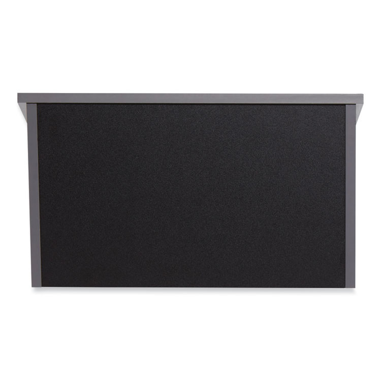 NATIONAL PUBLIC SEATING Oklahoma Sound® 22BK Tabletop Lectern, 23.75 x 19.87 x 13.75, Black