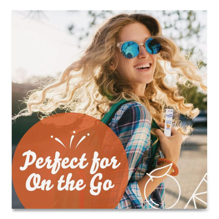 KRAFT FOODS, INC Crystal Light® 00504 On the Go, Sunrise Orange, 0.16 oz Packets, 30/Box