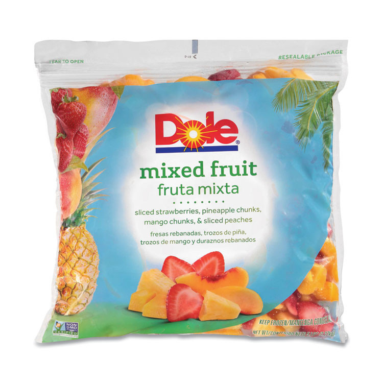 DOLE FOOD CO 90300157 Frozen Mixed Fruit, 5 lb Bag