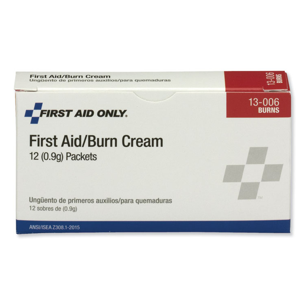 FIRST AID ONLY, INC. PhysiciansCare® by 13006 First Aid Kit Refill Burn Cream Packets, 0.1 g Packet, 12/Box