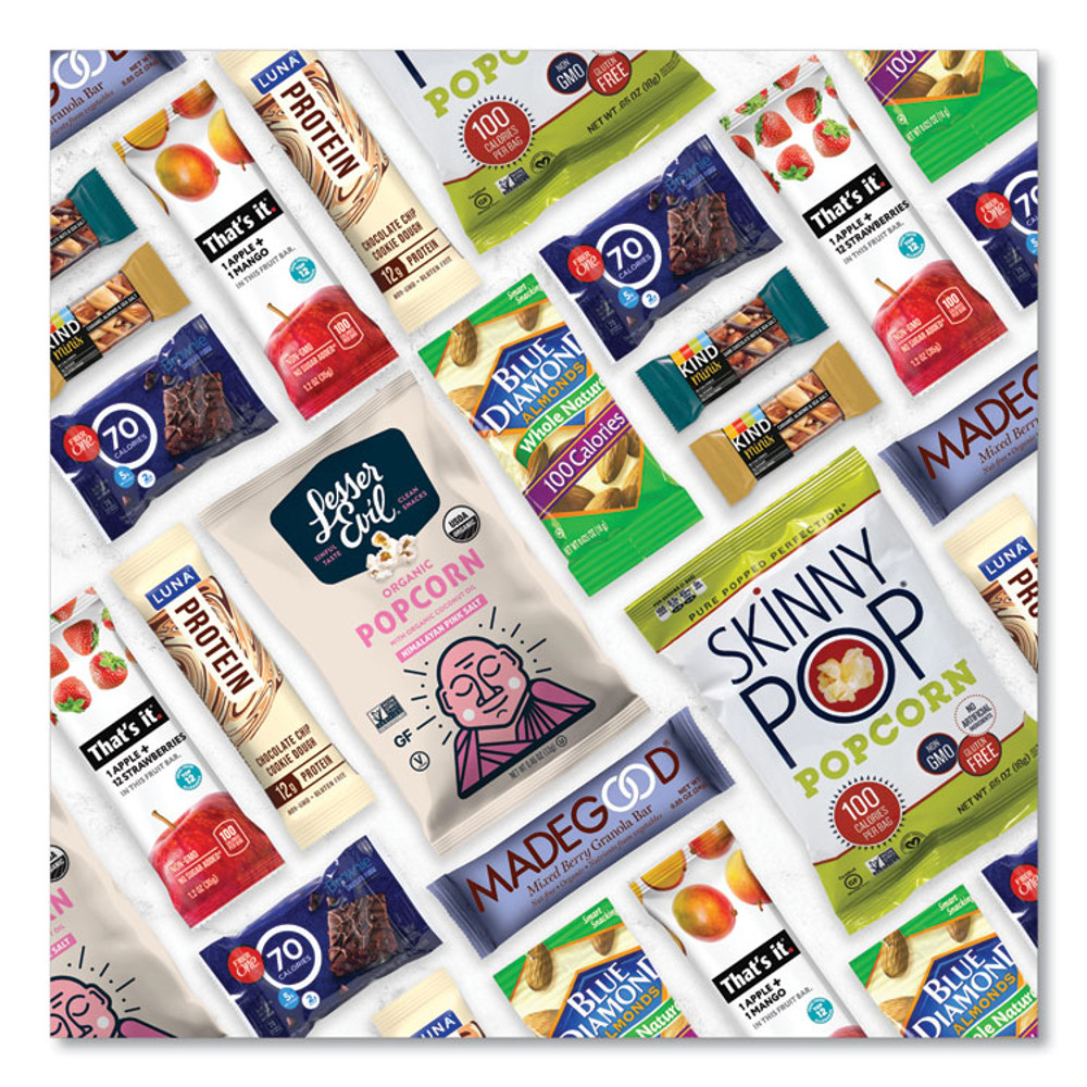 SNACK BOX PROS 70000128 Low Calories Snack Box, 28 Assorted Snacks/Box