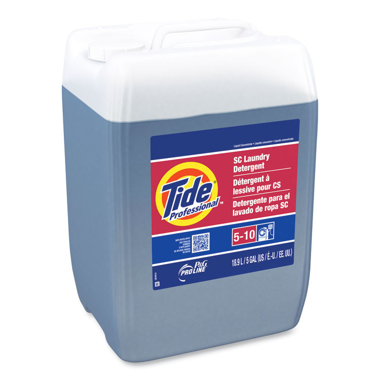PROCTER & GAMBLE Tide® Professional™ 70672 SC Laundry Detergent, 5 gal Closed-Loop Container